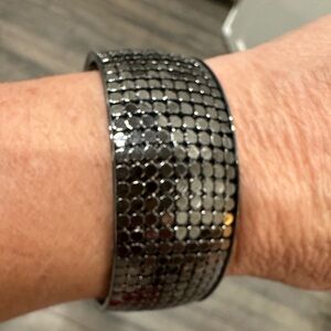 Black bangle bracelet